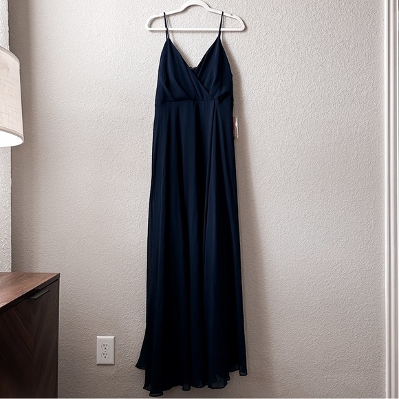 Birdy Grey Kaia Dress in Navy Blue Bridesmaid Cocktail - Picture 2 of 5
